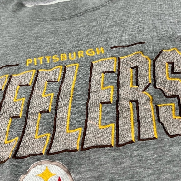 Vintage 1990s Pittsburgh Steelers NFL Football 90s Stitched Sports Sweatshirt - Picture 4 of 5